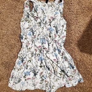 H&M White floral romper